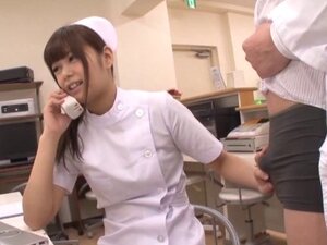 Japanese nurses and patients have group sex at the